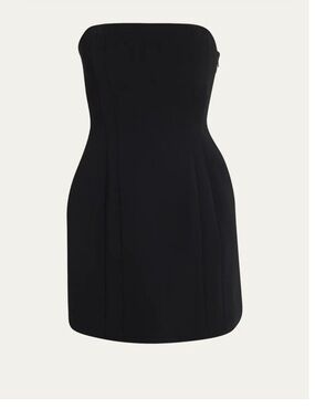 A.L.C. Elise Strapless Black Mini Dress